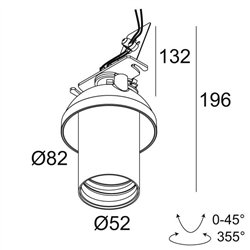 Delta Light SPY 52 TRIMLESS TW 96520 Foco empotrado