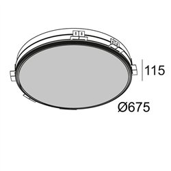 Delta Light SUPERNOVA LINE 65 TRIMLESS Foco empotrado