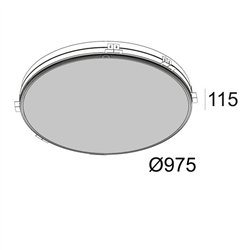 Delta Light SUPERNOVA LINE TRIMLESS 95 TW WD Foco empotrado