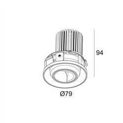 Delta Light ENTERO RD-S TRIMLESS WALLWASH Foco empotrado