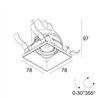 Delta Light ENTERO SQ-S TRIMLESS Foco empotrado