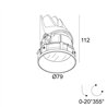 Delta Light ENTERO RD-S TRIMLESS IP Foco empotrado