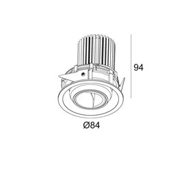 Delta Light ENTERO RD-S WALLWASH Foco empotrado