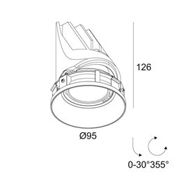Delta Light ENTERO RD-M TRIMLESS SOFT Foco empotrado