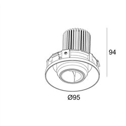 Delta Light ENTERO RD-M TRIMLESS WALLWASH Foco empotrado