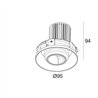 Delta Light ENTERO RD-M TRIMLESS WALLWASH Foco empotrado