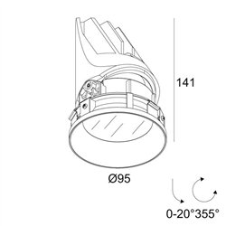 Delta Light ENTERO RD-M TRIMLESS IP TW Foco empotrado