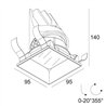 Delta Light ENTERO SQ-M TRIMLESS IP Foco empotrado