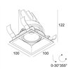 Delta Light ENTERO SQ-M SOFT Foco empotrado