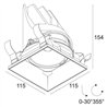 Delta Light ENTERO SQ-L TRIMLESS TW 96518 Foco empotrado