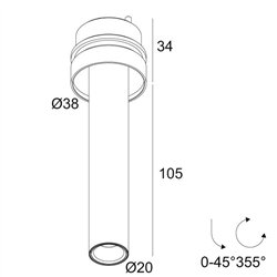 Delta Light UHO L TRIMLESS Foco empotrado