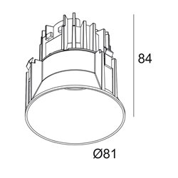 Delta Light Deep Ringo Trimless LED IP Foco empotrado