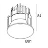 Delta Light Deep Ringo Trimless LED IP Foco empotrado