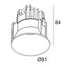 Delta Light DEEP RINGO TRIMLESS SOFT Foco empotrado