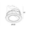 Delta Light ENTERO RD-L WALLWASH Foco empotrado