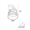 Delta Light ENTERO RD-S TRIMLESS IP SOFT Foco empotrado