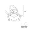 Delta Light ENTERO SQ-S TRIMLESS IP SOFT Foco empotrado