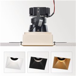 Delta Light iMAX II SQUARE ADJUSTABLE TRIMLESS LP Foco empotrado