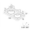 Delta Light MINIGRID 67 IN TRIMLESS 2 Foco empotrado