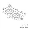 Delta Light MINIGRID IN TRIMLESS 2 HI LED Foco empotrado
