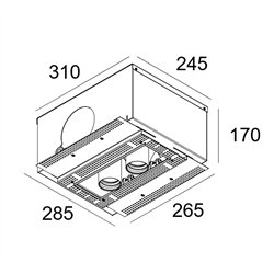Delta Light SPLITBOX 2 SPY 52 Foco empotrado