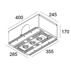 Delta Light SPLITBOX 3 SPY 52 Foco empotrado