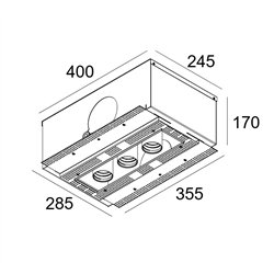 Delta Light SPLITBOX 3 SPY 52 TW Foco empotrado
