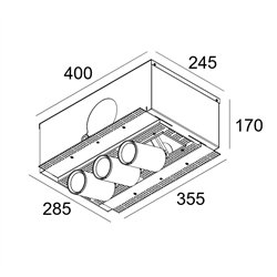 Delta Light SPLITBOX 3 SPY FOCUS LP Foco empotrado