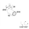 Delta Light Spy 39 Clip Focus Foco empotrado