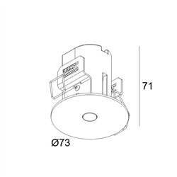 Delta Light NIME II WALLWASH Focco empotrado