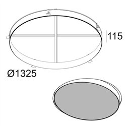 Delta Light SUPERNOVA 125 RECESSED KIT