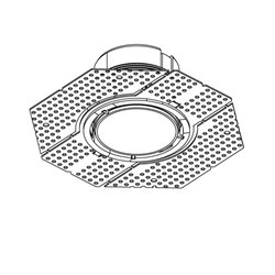 Delta Light MOUNTING KIT R60 TRIMLESS O.F.A.