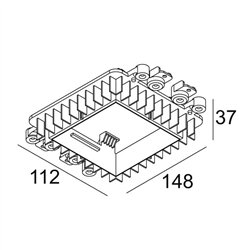 Delta Light MOUNTING KIT 1 MINIGRID 67