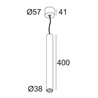 Delta Light MICROSPY 39 C lámpara de suspensión