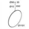 Delta Light SUPERLOOP VR 120 SBL lámpara de suspensión