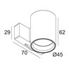 Delta Light SUPERLOOP-FIX 45 MDL lámpara de suspensión