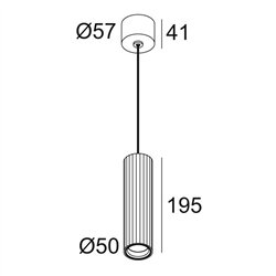 Delta Light HEDRA 451 C DIM8 lámpara de suspensión
