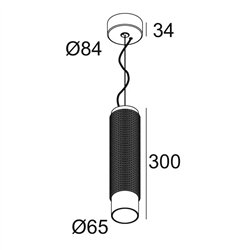 Delta Light PUNK 622 C DIM8 lámpara de suspensión