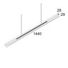 Delta Light INFORM SQ P144-3 DOWN Hanglamp