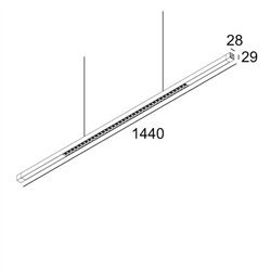 Delta Light INFORM SQ P144-3 DOWN-UP Hanglamp