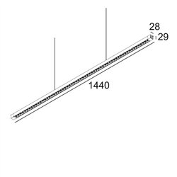 Delta Light INFORM SQ P144-5 DOWN Hanglamp