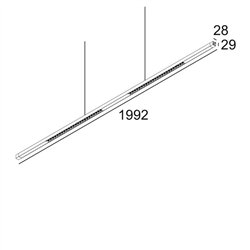 Delta Light INFORM SQ P200-4 DOWN-UP Hanglamp