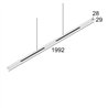 Delta Light INFORM SQ P200-4 DOWN-UP Hanglamp