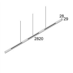 Delta Light INFORM SQ P282-6 DOWN-UP Hanglamp