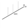 Delta Light INFORM SQ P282-10 DOWN-UP Hanglamp