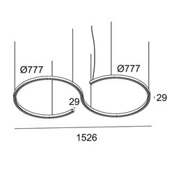Delta Light INFORM R3 DOWN-UP lámpara de suspensión
