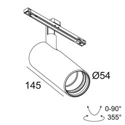 Delta Light SOLI - 52 Q-DIM iluminación de la pista