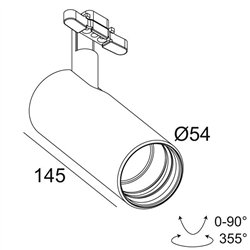 Delta Light SOLI - 52 SHHH iluminación de la pista