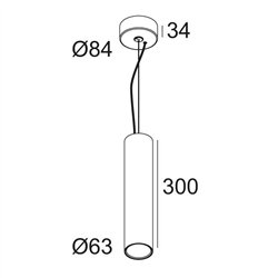 Delta Light SPY C DIM8 lámpara de suspensión