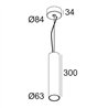 Delta Light SPY C DIM8 lámpara de suspensión